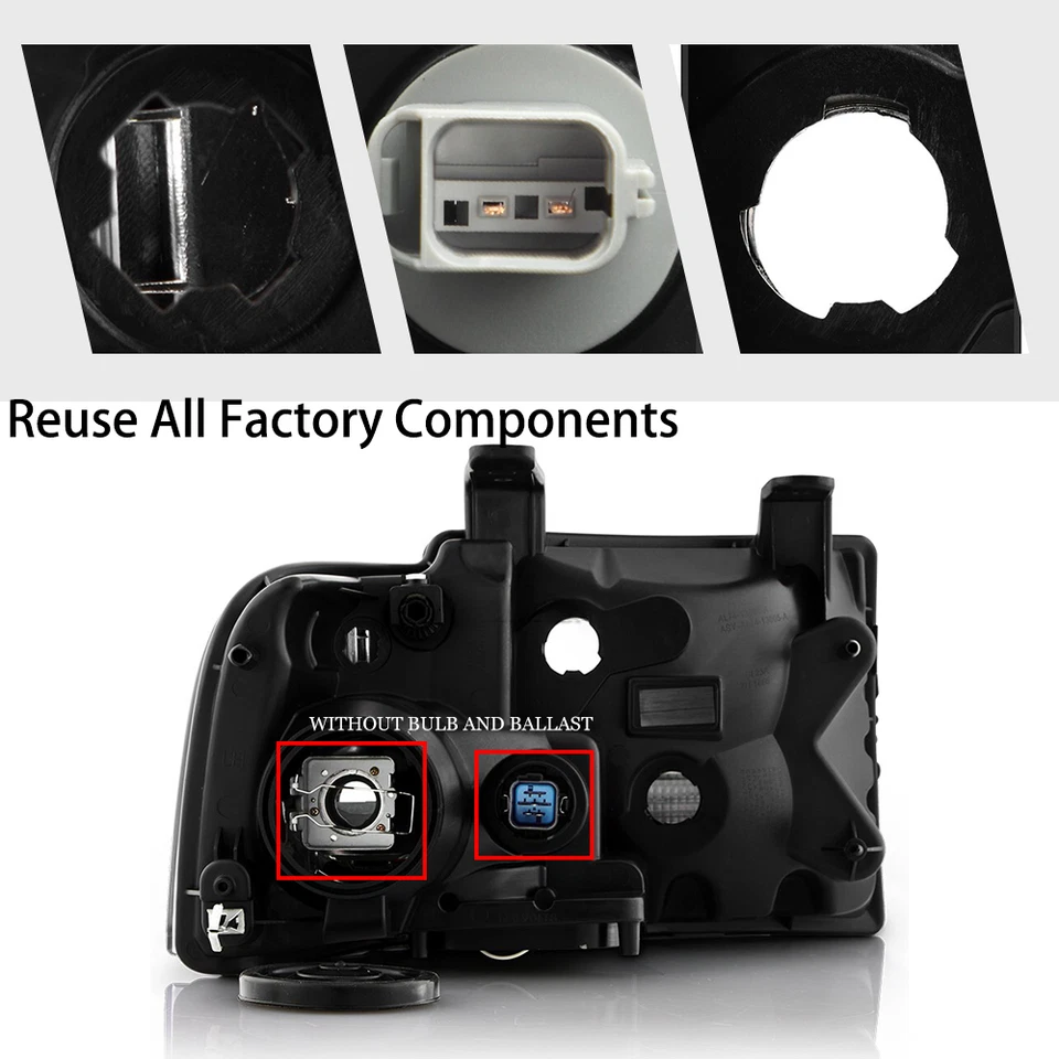 Headlight For 2007-2014 Lincoln Navigator HID/Xenon Projector Left Driver Side Foto 3 de 3