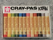 Sakura Cray-pas Set of 12 Original Oil Pastels Made in Japan C12B5 ........