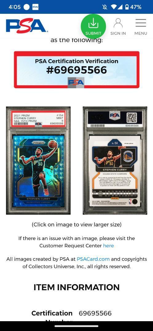 2021 Prizm Nba 75Th Stephen Curry Psa 9 | eBay 2021 Prizm Nba 75Th Stephen Curry Psa 9 | eBay