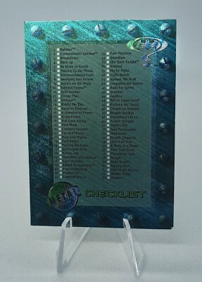 Batman Metal Forever Checklist 1995 Card DC Comics Prisma Holo 3D Foil Karte