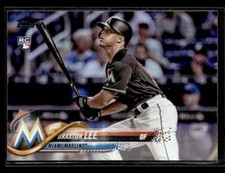 2018 Topps Update #US196 Braxton Lee Rainbow Foil Rookie Card Miami Marlins