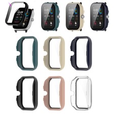 For Amazfit GTS4 Mini Wrist watch Tempered Glass Screen Protector Case Cover