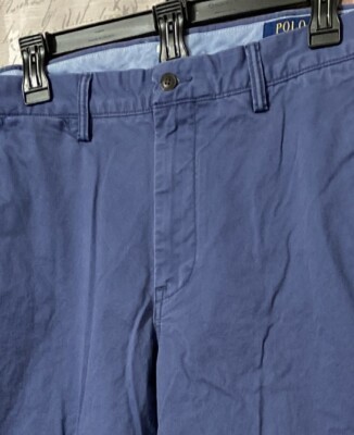 POLO RALPH LAUREN Chino Pants Mens 36/34 Stretch Slim Fit Casual
