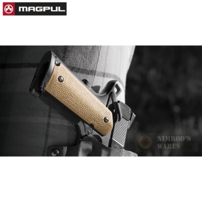 MAGPUL 1911 GRIP Panels w/ TSP MAG544-FDE GENUINE FAST SHIP