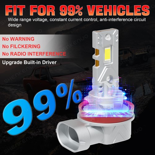 For Peterbilt 579 389 White 9005 H11 LED Combo Bulbs Headlight High Low Beam M11 - Bild 5 von 12