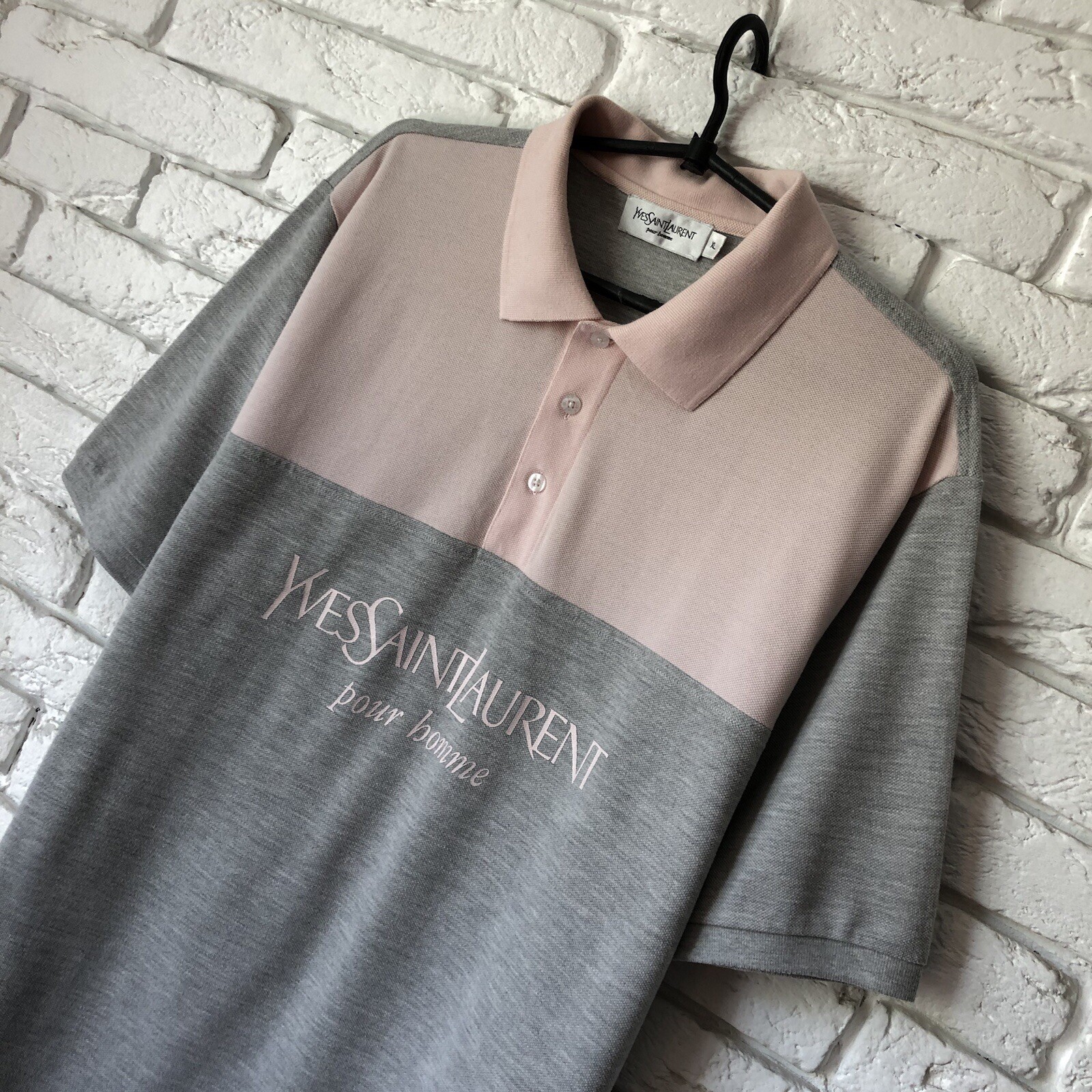 Polo Yves Saint Laurent YSL vintage taglia XL uomo
