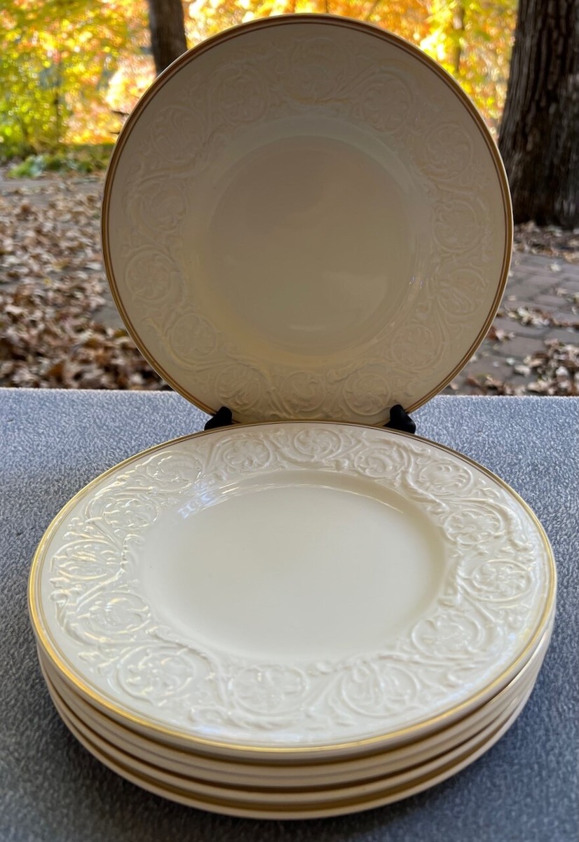 Set of SIX Wedgwood Patrician Athenian Gold Salad Plates | eBay