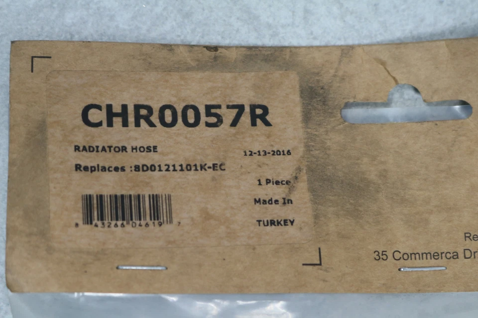 Manguera de radiador superior CHR0057R 8D0121101K-EC para Volkswagen Passat 1998-2005 Foto 3 de 3