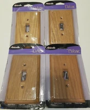Lot of 4 - Part 4025T Solid Oak Light Finish Toggle, by American Tack, Free Ship