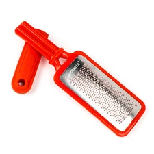 Probelle Stainless Steel Metal Foot File Pedicure Rasp with removable handle