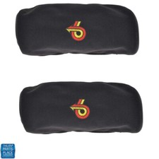 1985-87 Buick Grand National Bucket Seat Headrest Covers With Turbo 6 - Pair