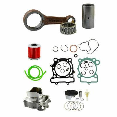 Top End Rebuild Kit For Kawasaki KX250F 2004-2008 Cylinder Piston Connecting Rod