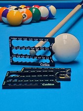 CueSizr Pool Cue Tip Sizer Blk/Blu 8.75 - 14.5mm, Know What You're Shooting With