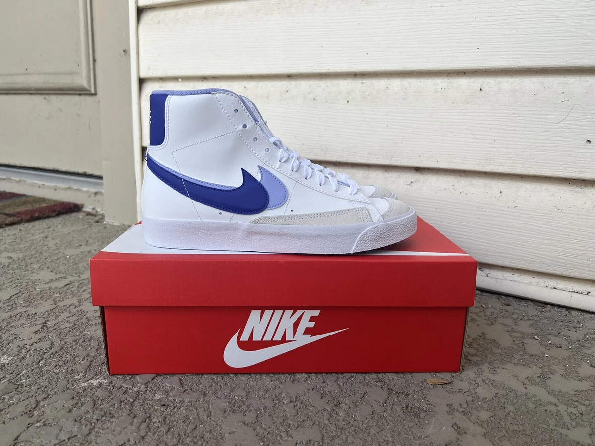 Nike Blazer Mid 77 SE bianco viola lapislazzuli blu ragazza taglia 5Y 6 5 W G