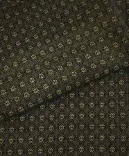 Primitive Packsville Rose TAN BLACK QUEEN COVERLET Bedspread Cover Blanket