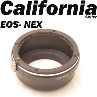 Canon EOS EF lens to Sony NEX-3 NEX-5 NEX-7 NEX-5N NEX-C3 E Mount Adapter 5c3 VG