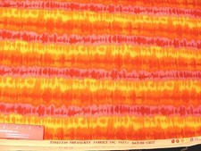 Cotton - Quilting - Timeless Treasures - "Nature" C-8573, yell/org/pink - 1 yd