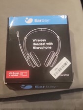 Earbay Open Box Bluetooth Headset with Microphone Includes USB Dongle
