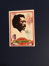 1980 Topps Billy (White Shoes) Johnson Card