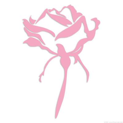 Rose Flower - Decal Sticker - Multiple Colors & Sizes - ebn7207