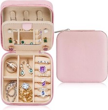 Small Travel Jewelry Case for Women  Girls, Travel Jewelry Organizer