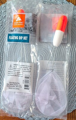 2 Ozark Trail Floating Dip Net, Boating, Fishing, Fish Aquarium New  *FREE SHIP*