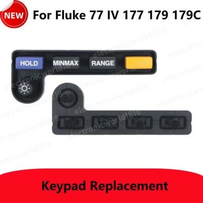 Teclado Para Fluke 77-4 77 IV 177 179 179C Multímetro Llave Botón Reparación Piezas Nuevo