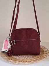 NWT Kipling Keefe Crossbody, Intense Maroon