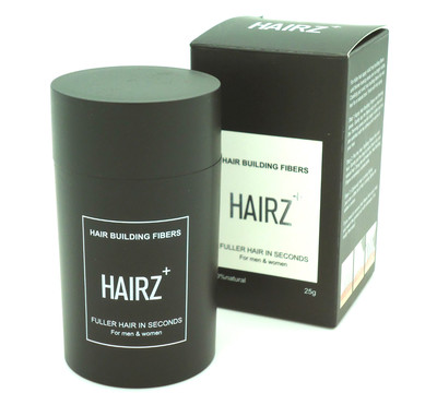 3x HAIRZ+ Hair Fuller Building Keratin Fiber Powder Hide Baldness or Hair Loss