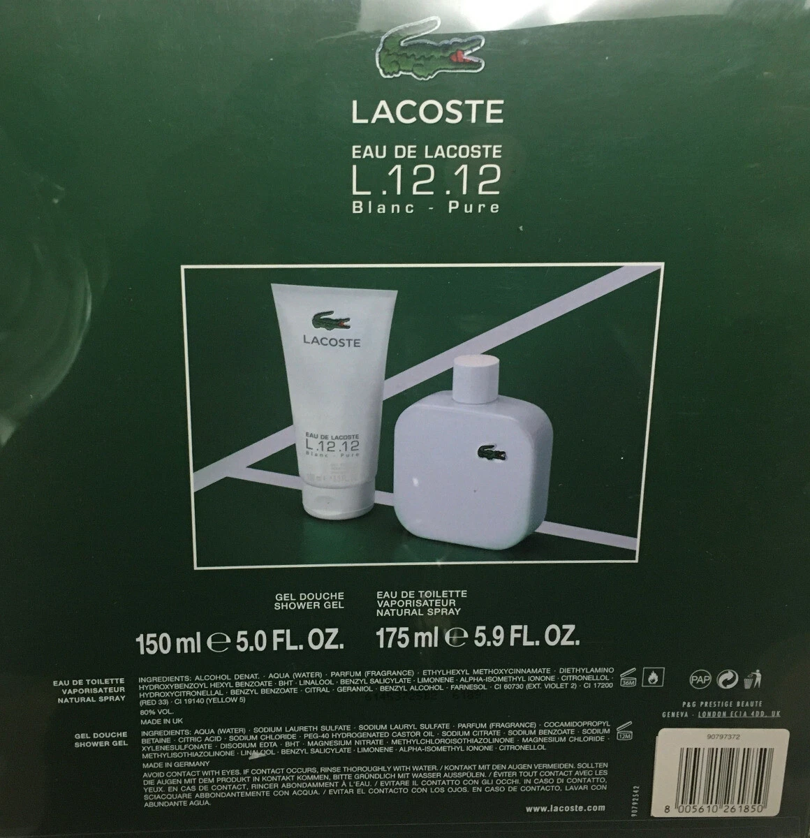 Lacoste blanc cheap 5.9
