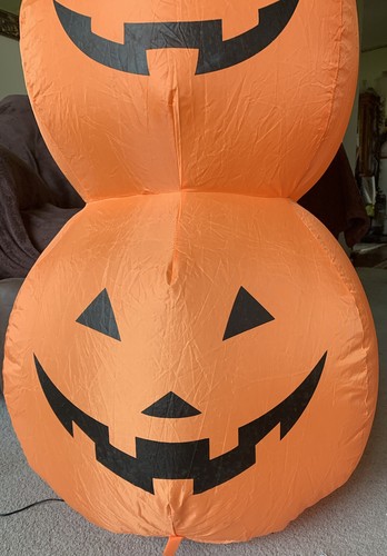 Halloween Inflatable Pumpkins 4ft Tall Jack-O-Lanterns Yard Decor Haunted House  - Picture 7 of 7