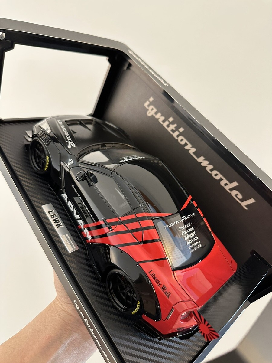 LB-WORKS Nissan GT-R R35 type 2 Black/Red IGNITION 1/18 LB-WORKS Nissan GT-R R35 type 2 Black/Red IGNITION 1/18