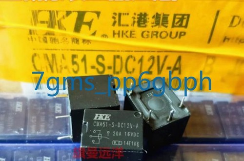 5 PCS NEW CMA51-S-DC12V-A 4-pin 20A HKE relay - Picture 1 of 3