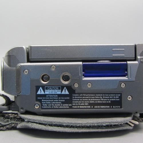 Hitachi DVDCAM DZ-MV5000E Handheld Mini DVD Camcorder Silver Tested - Picture 8 of 10