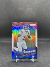 2025 Panini Prizm #206 Malik Nabers Red White And Blue Prizm