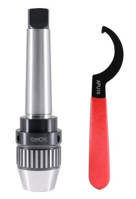 Cancnc Tooling Solutions 1/165/8 Mt4 Precision Keyless Drill Chuck Heavy-Duty