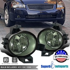 Fits 2005-2006 Altima Quest Fog Lamps Front Bumper Lights Kit Smoke 05-06 Fits 2005-2006 Altima Quest Fog Lamps Front Bumper Lights Kit Smoke 05-06