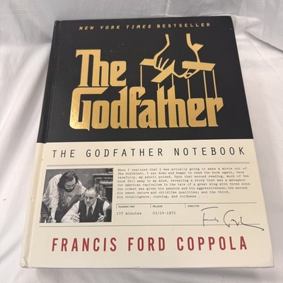 The Godfather Notebook by Francis Ford Coppola BOOK Script Photos Prompt Notes