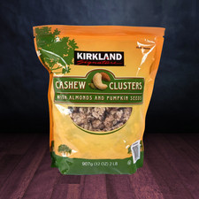 KS 907g Cashew Clusters with Almonds & Pumpkin Seeds Gluten-Free Vegan Snacking 23.11 per kilo