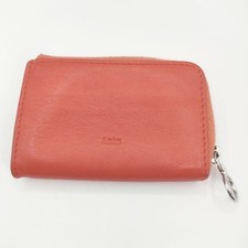 Aeta COIN CASE Coin Pocket Leather L-Zip Coin case Orange 6-0212G∞