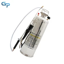 Adjustable Nozzle Pump Sprayer 1/1.5/2/3/3.5Gal Stainless Steel Sprayer For Lawn
