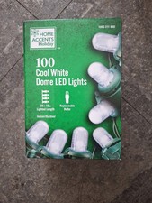 Home Accents 100 Ct Warm White LED Dome String Lights 29 Ft Christmas Weddings