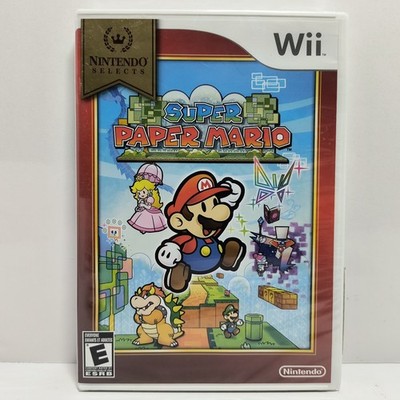 Super Paper Mario Nintendo Selects Wii Brand New Sealed