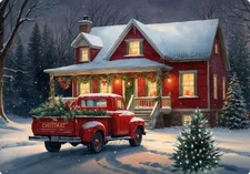 Christmas Greetings #851 | A4 Rice Paper | Paper for Decoupage