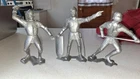 Louis Marx & Co 1963 Vintage Silver Medieval Knights 6'' Figures
