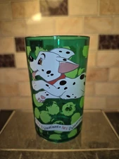 Vintage Disney 101 Dalmations Kids Plastic Cup Zak Designs Green 90's 4.25" Tall