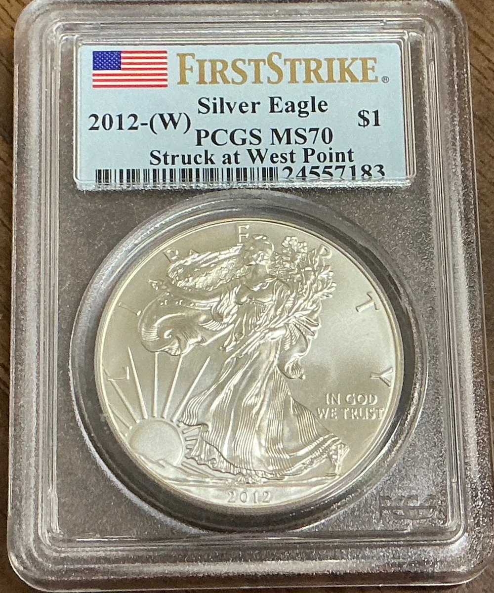 American Eagle MS 70 Graded 2012 Silver Bullion Coins for sale | eBay