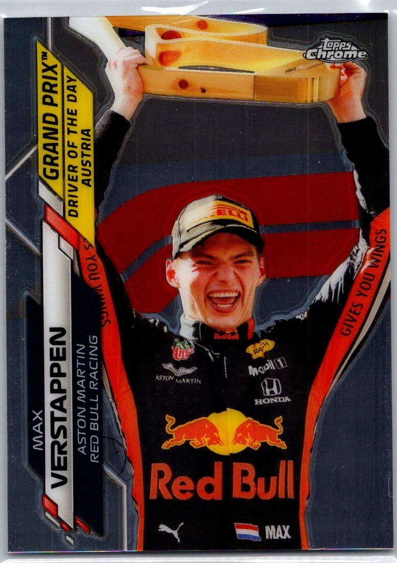 Max Verstappen 2020 Topps Chrome Formula 1 #162 Grand Prix Driver
