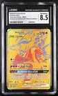 Reshiram & Charizard Gx SM247 Premium Collection Pokemon CGC 8.5 Nm/mint+ *042