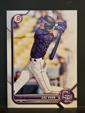 2022 Bowman Draft #32 Zac Veen ROCKIES 